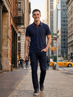 DFNK R-Pet Dubble Tip Polo T-Shirt.