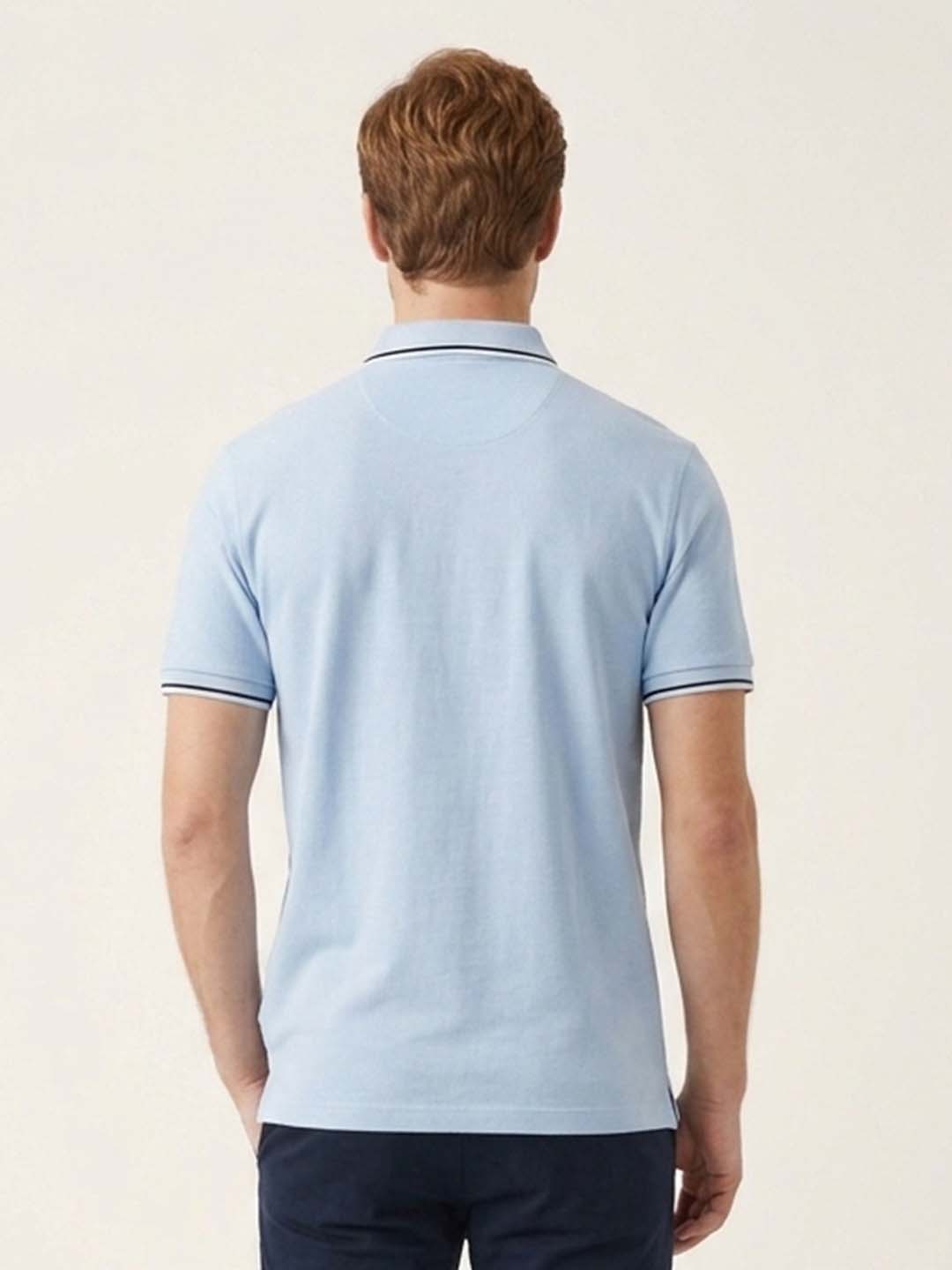 DFNK R-Pet Check Button Polo T-Shirt.