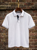DFNK R-Pet Check Button Polo T-Shirt.