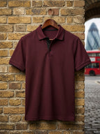 DFNK R-Pet Check Button Polo T-Shirt.
