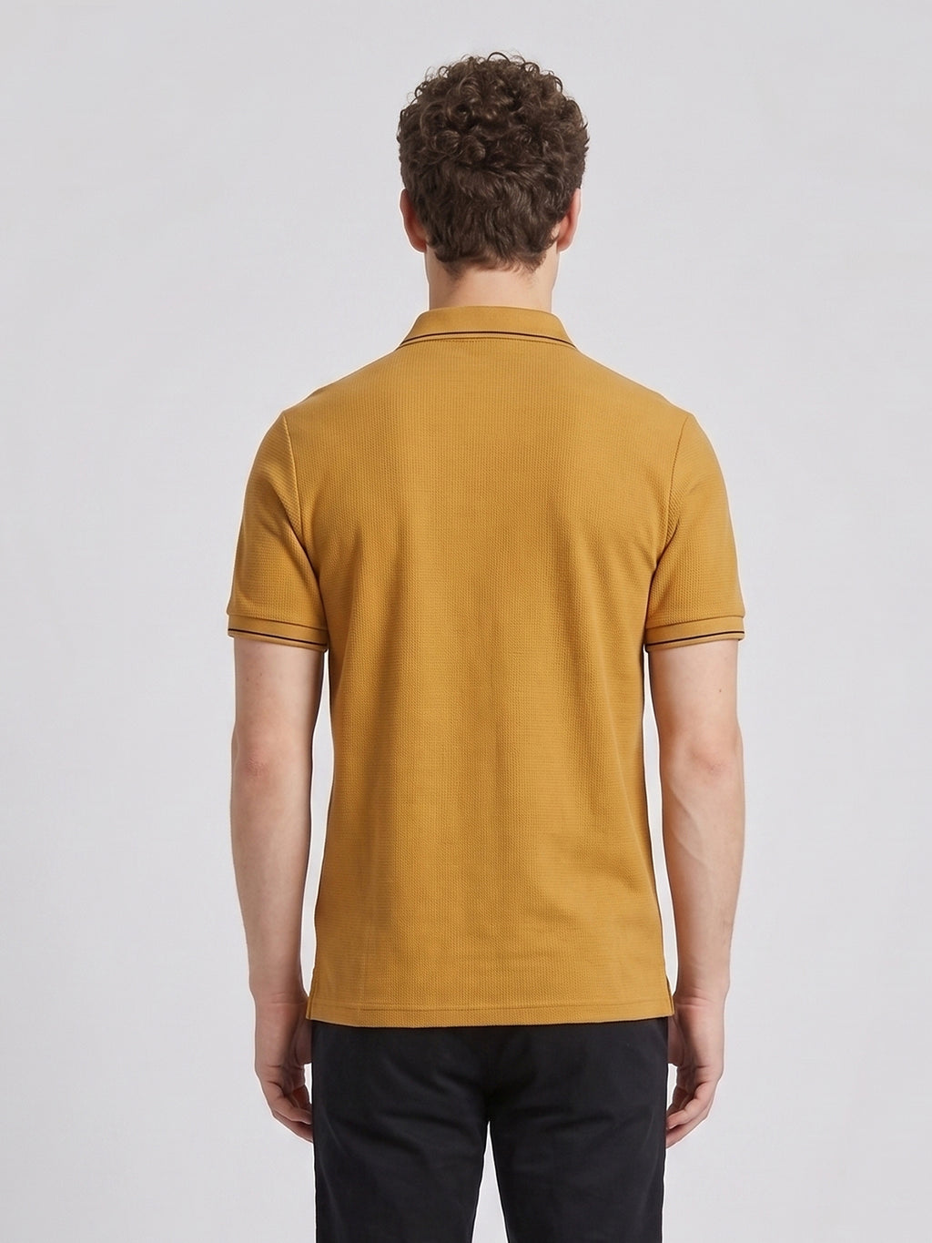DFNK R-Pet Check Button Polo T-Shirt.