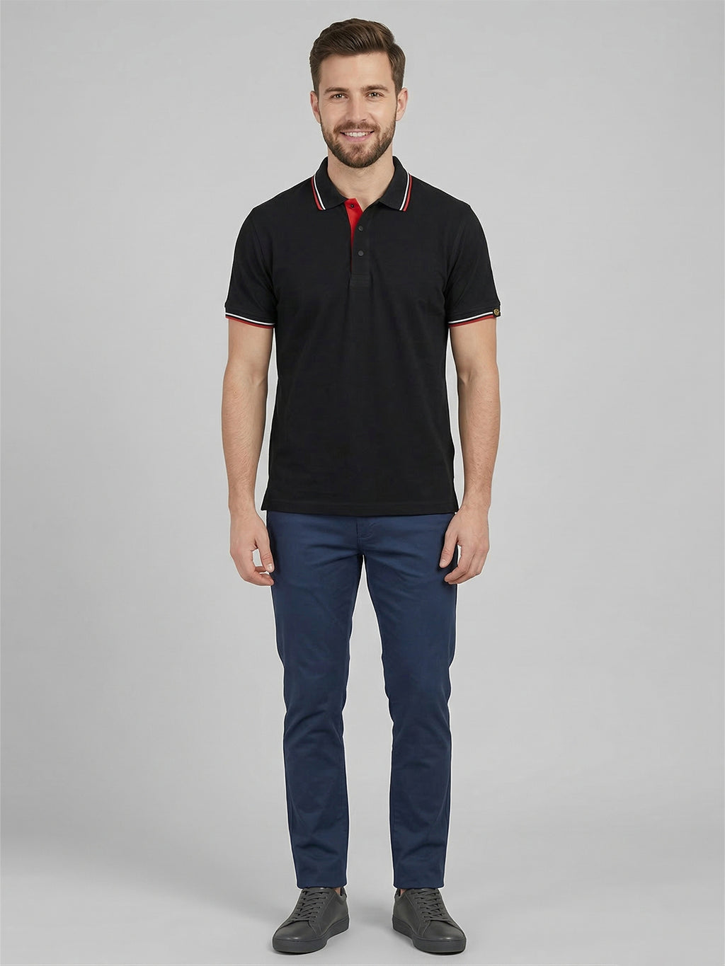 DFNK R-Pet Dubble Tip Polo T-Shirt.