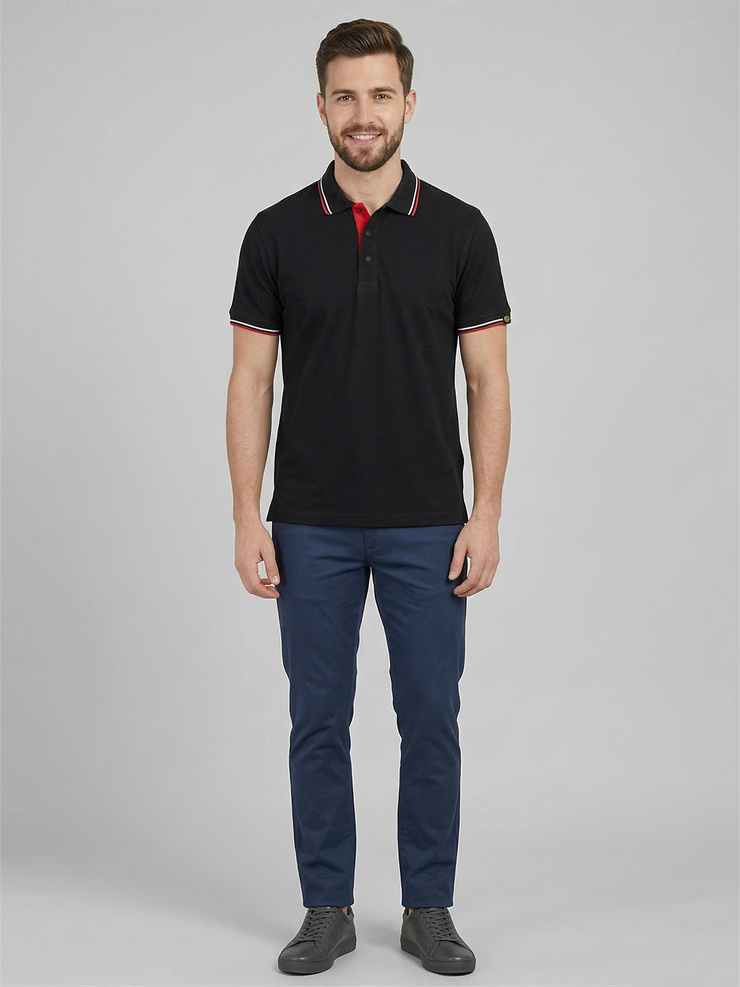 DFNK R-Pet Dubble Tip Polo T-Shirt.