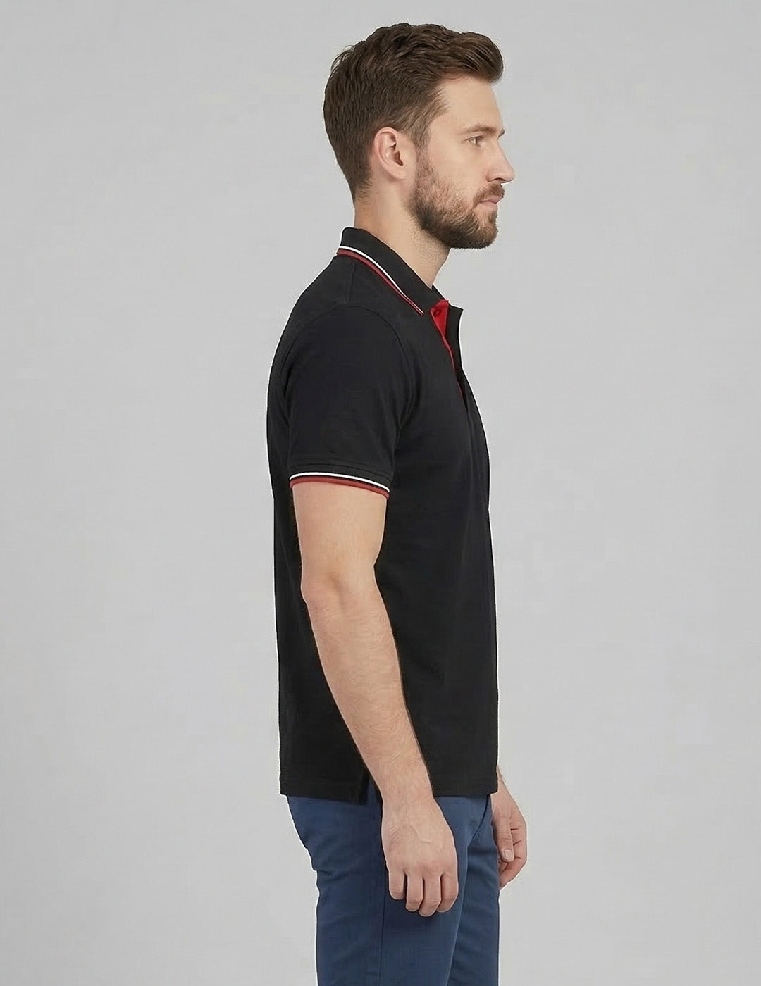 DFNK R-Pet Dubble Tip Polo T-Shirt.