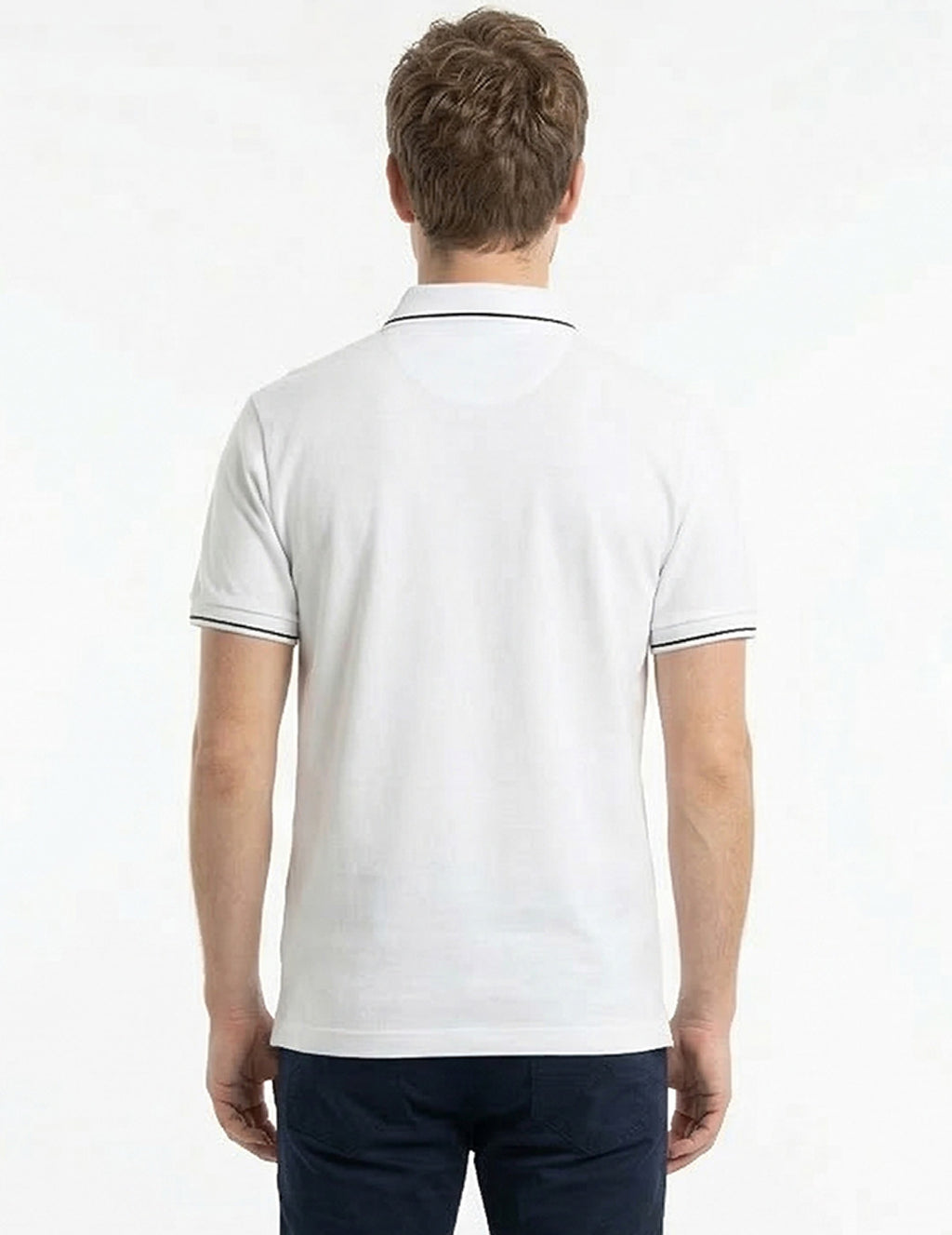 DFNK R-Pet Chek Buttom Polo T-Shirt.