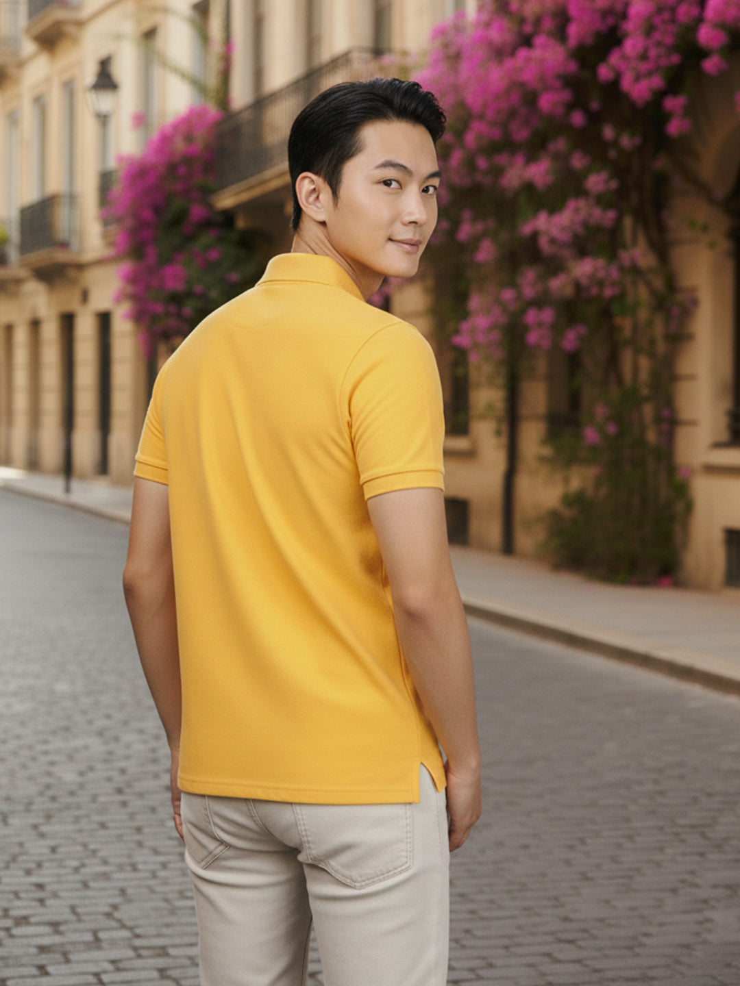 Carlton London  Printed Polo T-Shirts.