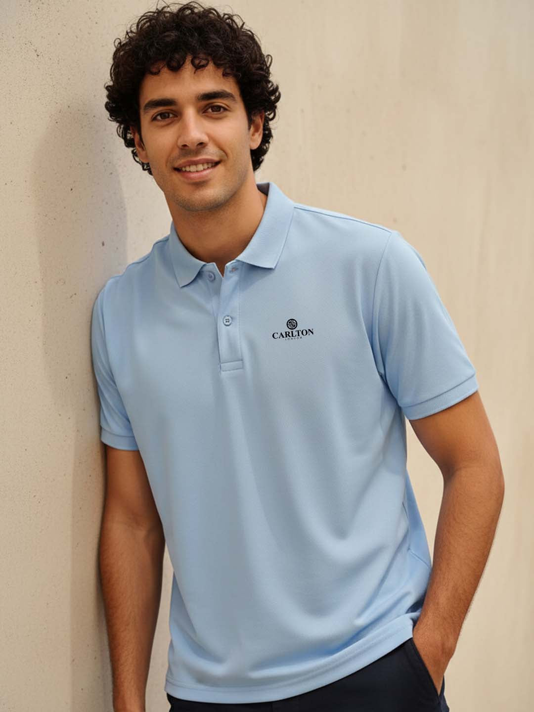 Carlton London  Printed Polo T-Shirts.