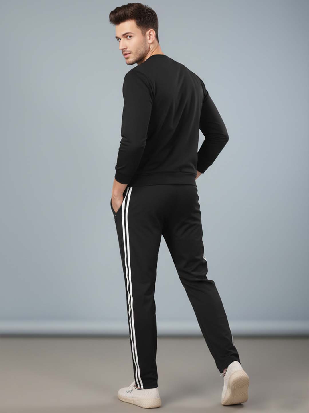 Modern Fit Black Bottom Wear