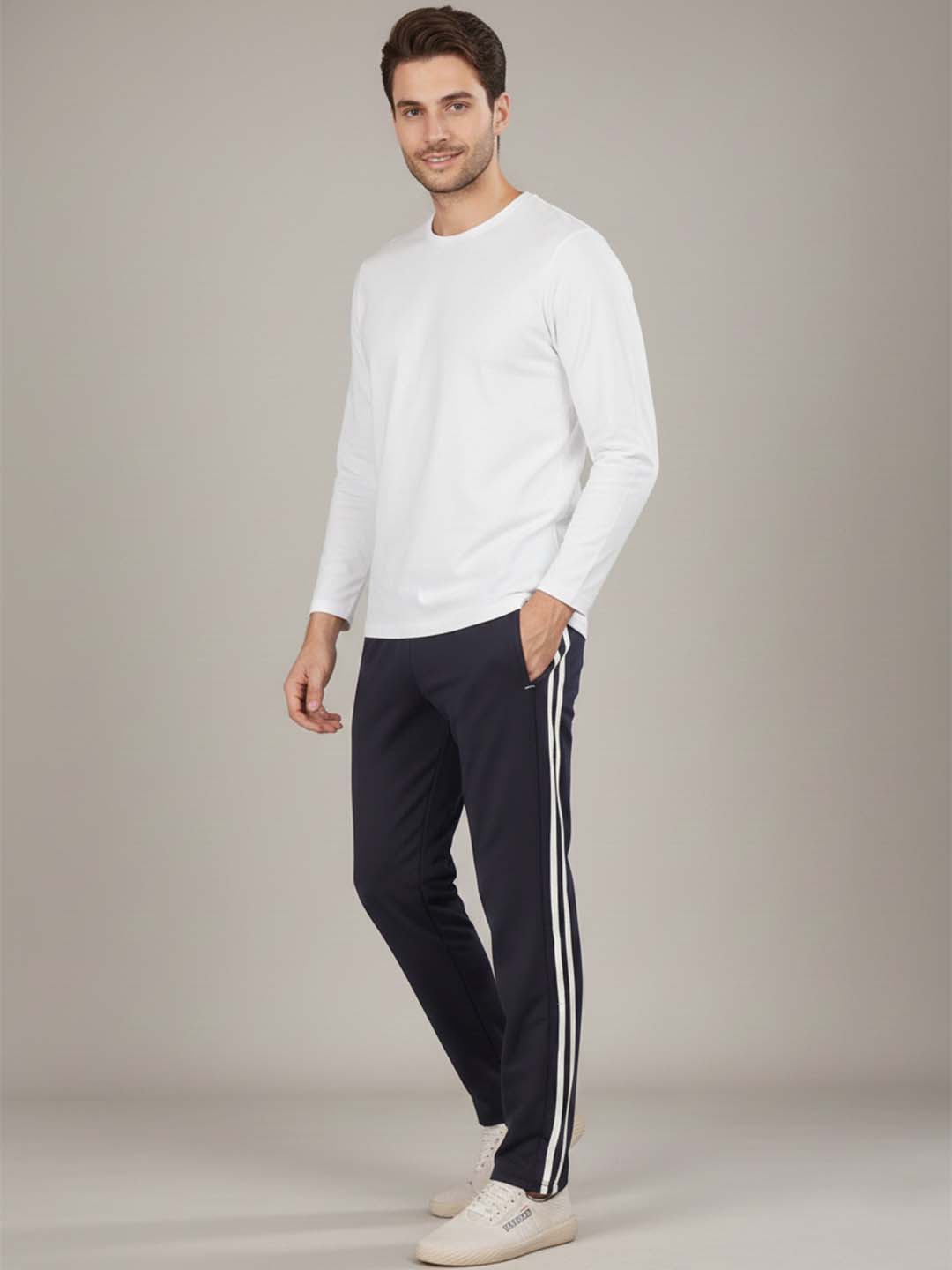 Modern Fit Black Bottom Wear